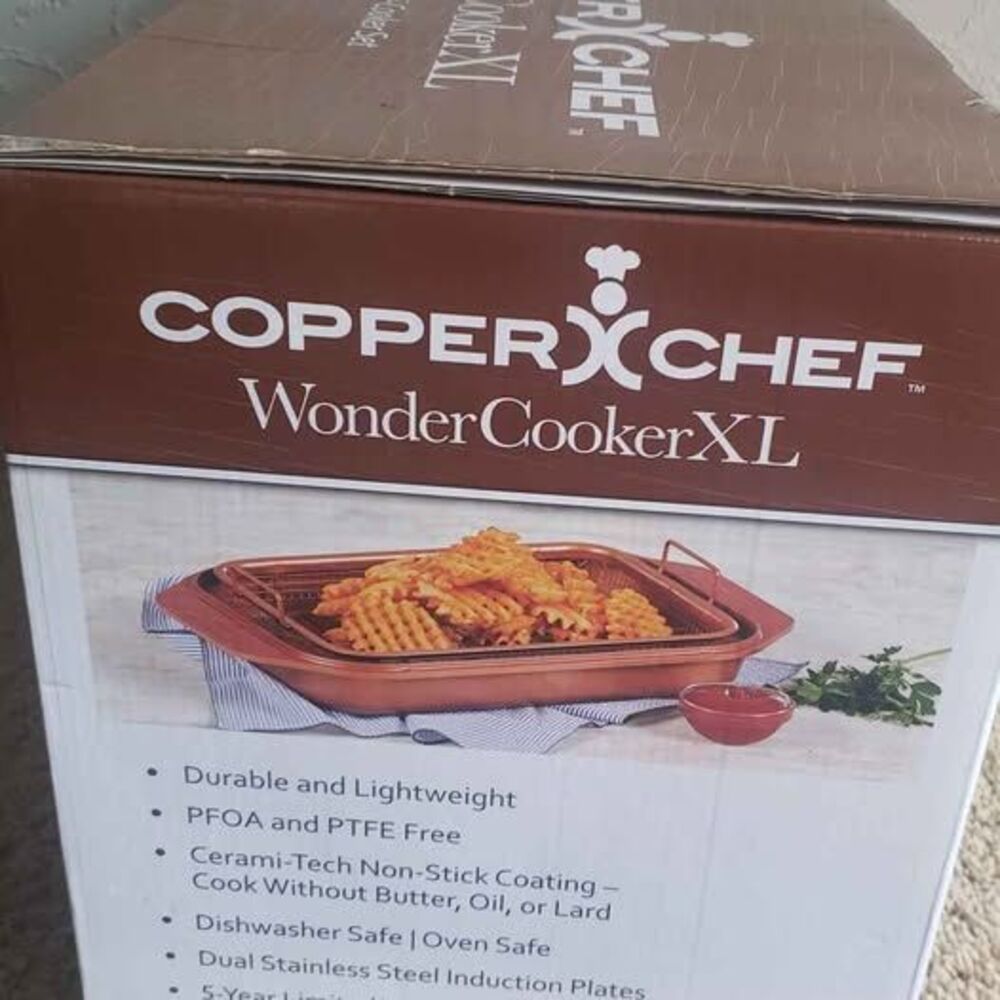 12.5 QT Copper Chef Wonder Cooker XL - Picture 4 of 10